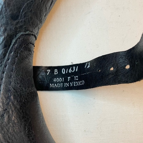 Frye x Coach Collab Veronica Black Leather Boots 7 B - Picture 9 of 10